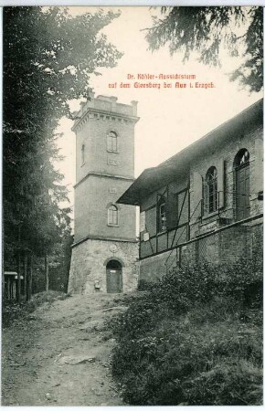 Aue. Gleesberg mit Köhlerturm