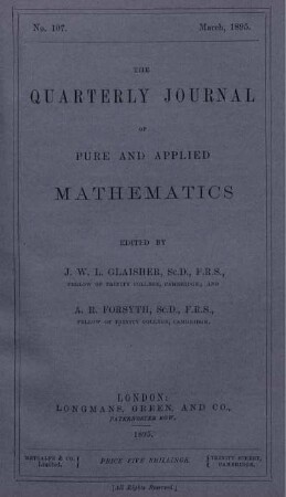 No. 107. March, 1895.