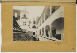 Haus zum Löwen, Steyr: Ansicht von der Hofseite (aus: Skizzen- und Fotoalbum 21)