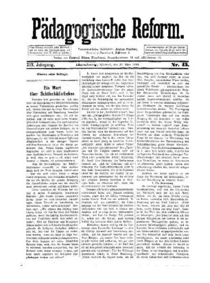 Ein Wort über Schülerbibliotheken