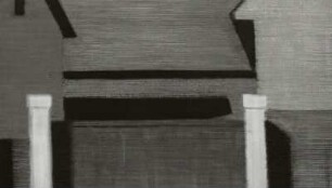 Alt-Übigau I : Dennhardt, Klaus: Alt-Übigau I. Kreide, Papier, Leinwand; 80 x 140 cm. 2001. Dresden: Leonhardi-Museum, Ausstellung Klaus Dennhardt - flußabwärts vom 9. Juli - 29. August 2004.