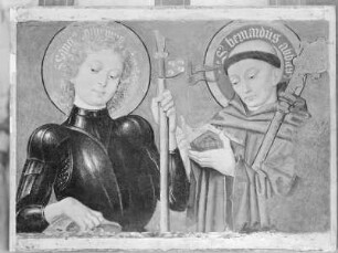 Predella — Der heilige Quirin und der heilige Bernhard