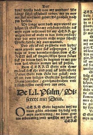 De LI. Psalm / Miserere mei Deus.