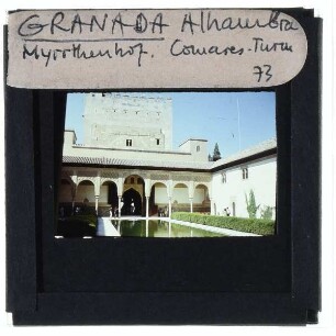 Granada, Alhambra,Granada, Alhambra Myrtenhof