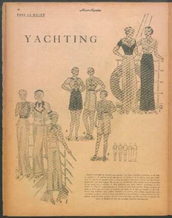 Yachting [Dibujos] : Para la mujer