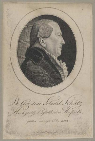 Bildnis des Christian Sebald Schütz