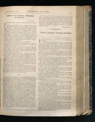 Como y porque Francia moviliza : [Artículo de "Le Matin", 3° de Agosto de 1914.]