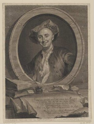Bildnis des Julien Offray de La Mettrie