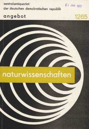 Nr. 1265: Naturwissenschaften