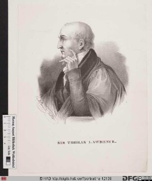 Bildnis Thomas Lawrence (1815 Sir)