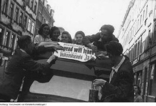 Dresden, Jugendgruppe, 15. Stadtbezirk - Loschwitz, Schwebebahn - Schauspieler Gerhard Vogt, 1946