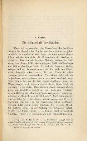 Die Sprache der Skalden auf Grund der Binnen- und Endreime verbunden mit einem Rimarium