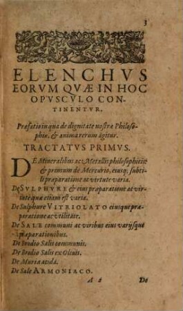 Tractatvs Varii, De Vera Praeparatione Et Vsv Medicamentorvm Chymicorum