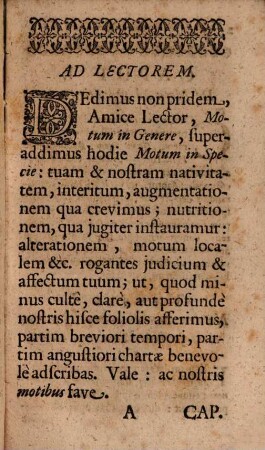 Disp. philos. de motu in specie