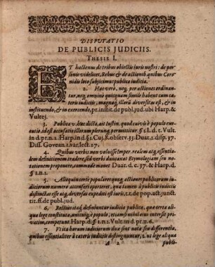 Collegii Institutionum Iustinianearum Disputatio Ultima De Publicis Iudiciis