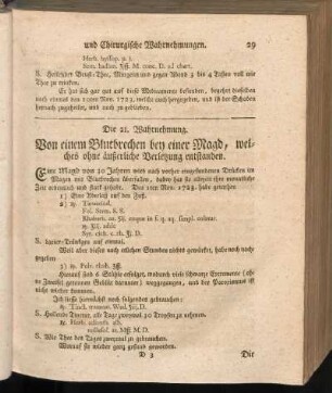 Die 21. Wahrnehmung- Die 40. Wahrnehmung