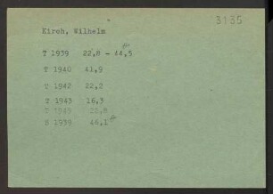 Kirch, Wilhelm