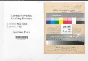 Entnazifizierung Franz Neumann , geb. 17.08.1889 ()