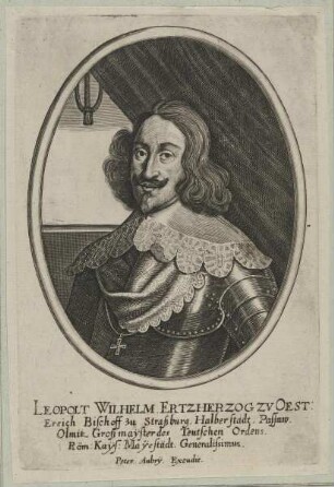Bildnis des Erzherzog Leopold Wilhelm von Österreich, letzter Bischof von Halberstadt
