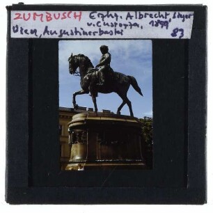 Wien, Zumbusch, Reiterstandbild Erzherzog Albrecht