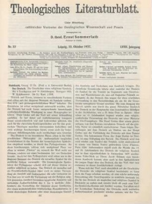 337-339 [Rezension] Stuhlfauth, Georg, Das Dreieck