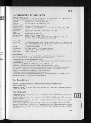 Fachbereich Informatik