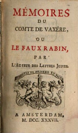 Mémoires du comte de Vaxère