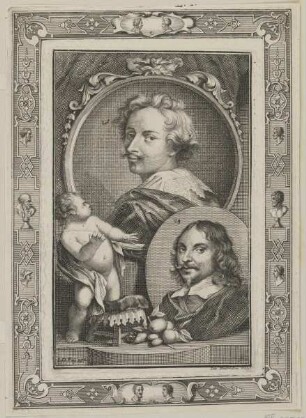 Bildnis des Anton van Dyk und des Jan Davidsz. de Heem