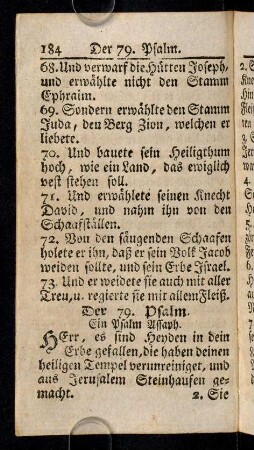184-195, Der 79. - 83. Psalm