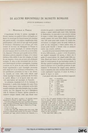 2: Di alcuni ripostigli di monete romane : (studi di cronologia e storia)
