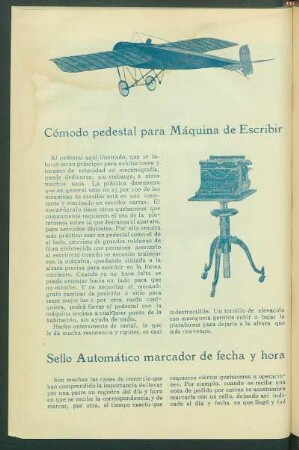 Cómodo pedastal para Máquina de Escribir