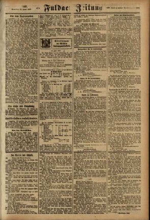 Zweite Ausgabe vom Samstag, den 15. Juni 1918.