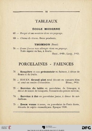 Tableaux (Nr. 68-70)