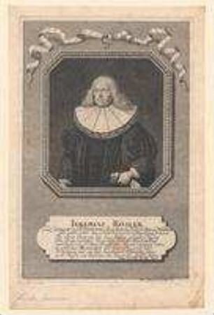 Jeremias Rößler, Losunger des Kleinern Rats und Kürschner in Nürnberg; geb. 1643; gest. 1732