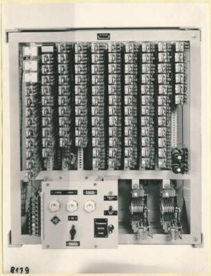 Bewag-Fernsteuerung Teilansicht 5; Foto 1953