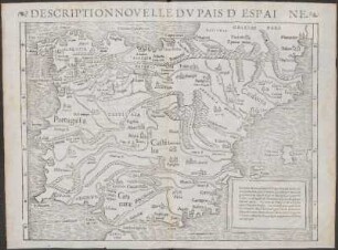 Description Novelle Dv Pais D'Espai[g]ne