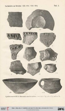 Tafel I-III