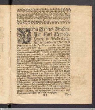 [Duell-Edikt (Eingang + §. I. bis XXXV.)]