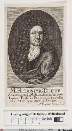 Bildnis Hieronymus Ditzel (lat. Dicelius)