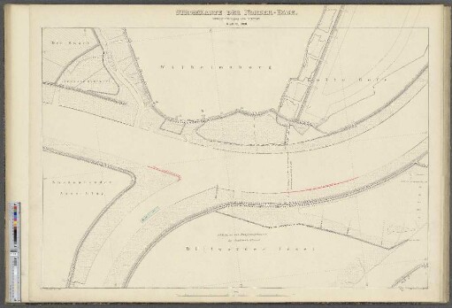 Stromkarte der Norder-Elbe. Blatt III, 1880. : Der Busch. Wilhelmsburg. Kalte Hofe. Spadenlander Ausschlag. Billwärder Insel.