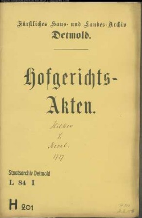 Hilker zu Greste gegen Nevel zu Evenhausen - Schuldforderung