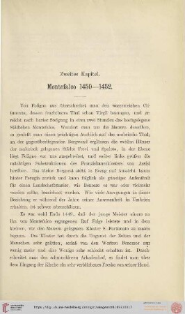 Zweites Kapitel: Montefalco 1450-1452