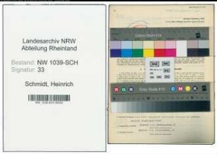 Entnazifizierung Heinrich Schmidt , geb. 09.04.1908 (Zahnarzt)