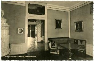 Kriebstein. Burg, Blaues Damenzimmer
