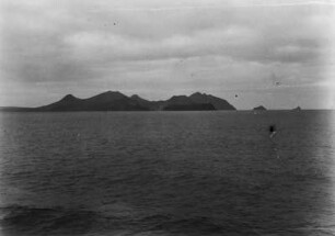 Auf dem Atlantik : Blick vom Atlantischen Ozean auf die brasilianische Küste.