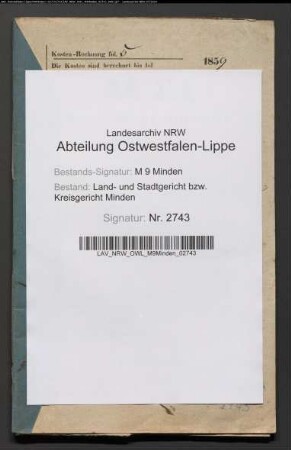 Erblasser: Wiese, Johann Conrad: