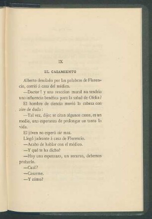 IX El casamiento