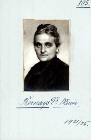 Bernays, Maria, DVP