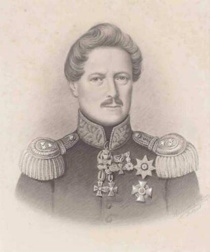 Prinz Karl von Hohenlohe-Kirchberg, Oberst und Kommandeur des Regiments 1812, Brustbild