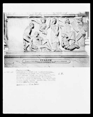 Sarkophag mit Darstellung der Orestesgeschichte